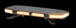 Operating on 10-30 VDC, the light bar features 24 user-selectable flash patterns and consumes 74 watts. Operating on 10-30 VDC, the light bar features 24 user-selectable flash patterns and consumes 74 watts.
