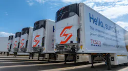 English food retailer Tesco recently deployed five Sunswap Endurance electric transport refrigeration units.