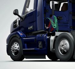 Shorter bumper to back of cab and bumper to front axle from previous Anthem model improve handling and visibility. Shorter bumper to back of cab and bumper to front axle from previous Anthem model improve handling and visibility.