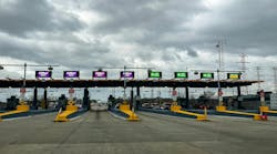 Illinois to Indiana toll plaza Illinois to Indiana toll plaza