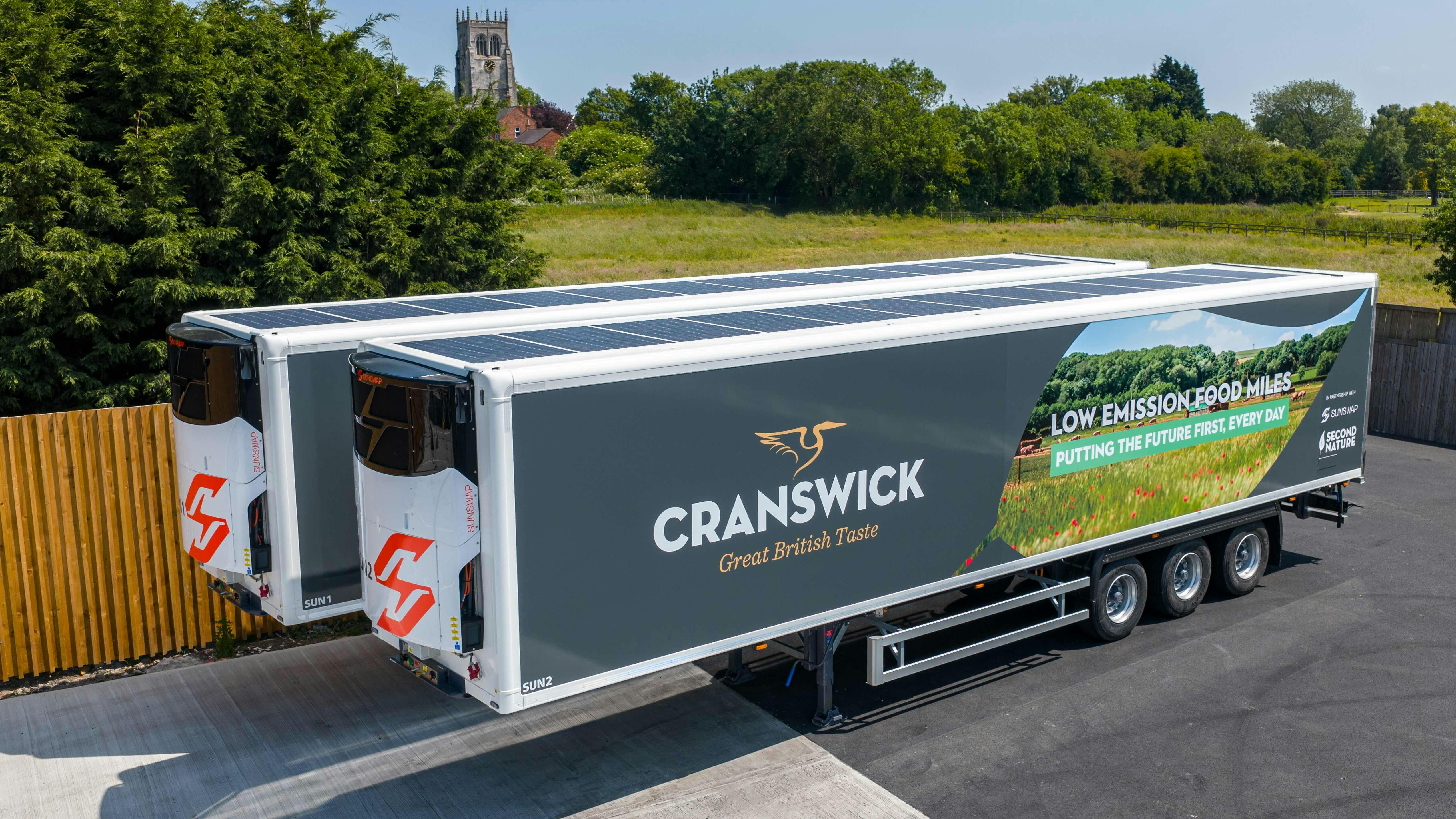 Cranswick, one of the United Kingdom&rsquo;s largest farm-to-fork food producers, recently took delivery of multiple Sunswap battery- and solar-powered transport refrigeration units.