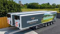 Cranswick, one of the United Kingdom’s largest farm-to-fork food producers, recently took delivery of multiple Sunswap battery- and solar-powered transport refrigeration units.