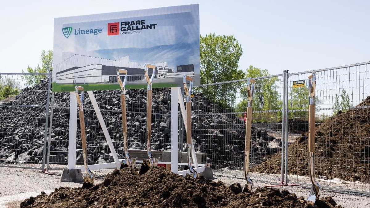 Lineage held a groundbreaking ceremony May 27 to mark the expansion of its C&ocirc;te de Liesse facility in Montreal, which is well positioned to serve customer needs in Quebec and Atlantic Canada. Additional expansion projects are currently underway at Lineage&rsquo;s Foothills location in Calgary, Alberta, and its location in Vaughan, Ontario.