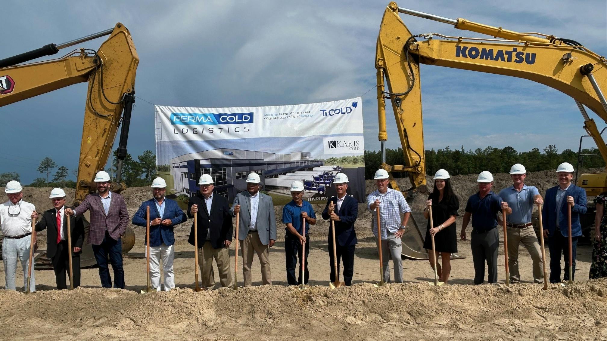 Ti Cold and Karis Cold recently broke ground on a new $60 million cold storage facility for PermaCold Logistics in Darien, Georgia.