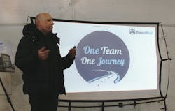 transwest ceo andrew janison at all hands meeting transwest ceo andrew janison at all hands meeting