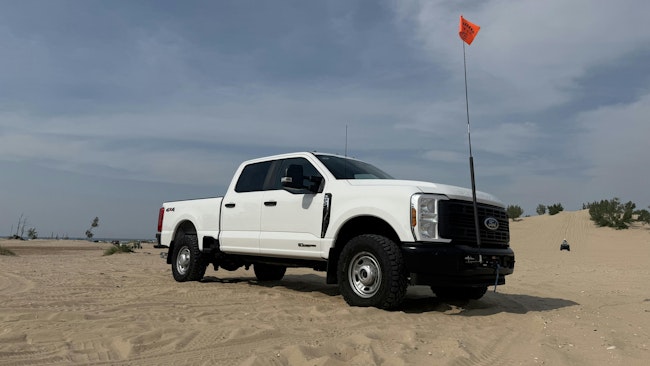 Ford F-250 Super Duty XL Power Stroke at Silver Lake Sand Dunes