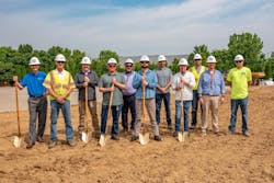 Lineage held a groundbreaking ceremony in May to celebrate the start of construction. Lineage held a groundbreaking ceremony in May to celebrate the start of construction.