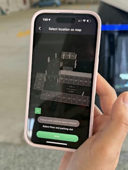 FlashBot geofenced area on smartphone app FlashBot geofenced area on smartphone app