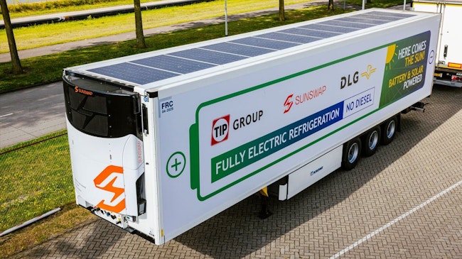 A new trial with DLG will showcase Sunswap’s Endurance, a purpose-built TRU that combines advanced battery technology with integrated solar power.