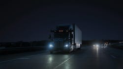 Aurora has expanded driverless operations on the Dallas-to-Houston lane to include nighttime driving. Aurora has expanded driverless operations on the Dallas-to-Houston lane to include nighttime driving.