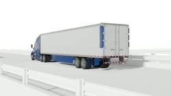 With the Edge Elite Aero System+, Transtex offers a streamlined aerodynamic solution that it says boosts fuel efficiency. With the Edge Elite Aero System+, Transtex offers a streamlined aerodynamic solution that it says boosts fuel efficiency.