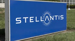 Stellantis company sign Stellantis company sign
