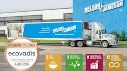 Food processing distributor Nelson-Jameson earned its second consecutive EcoVadis Bronze Medal sustainability rating for its efforts in 2025. Food processing distributor Nelson-Jameson earned its second consecutive EcoVadis Bronze Medal sustainability rating for its efforts in 2025.