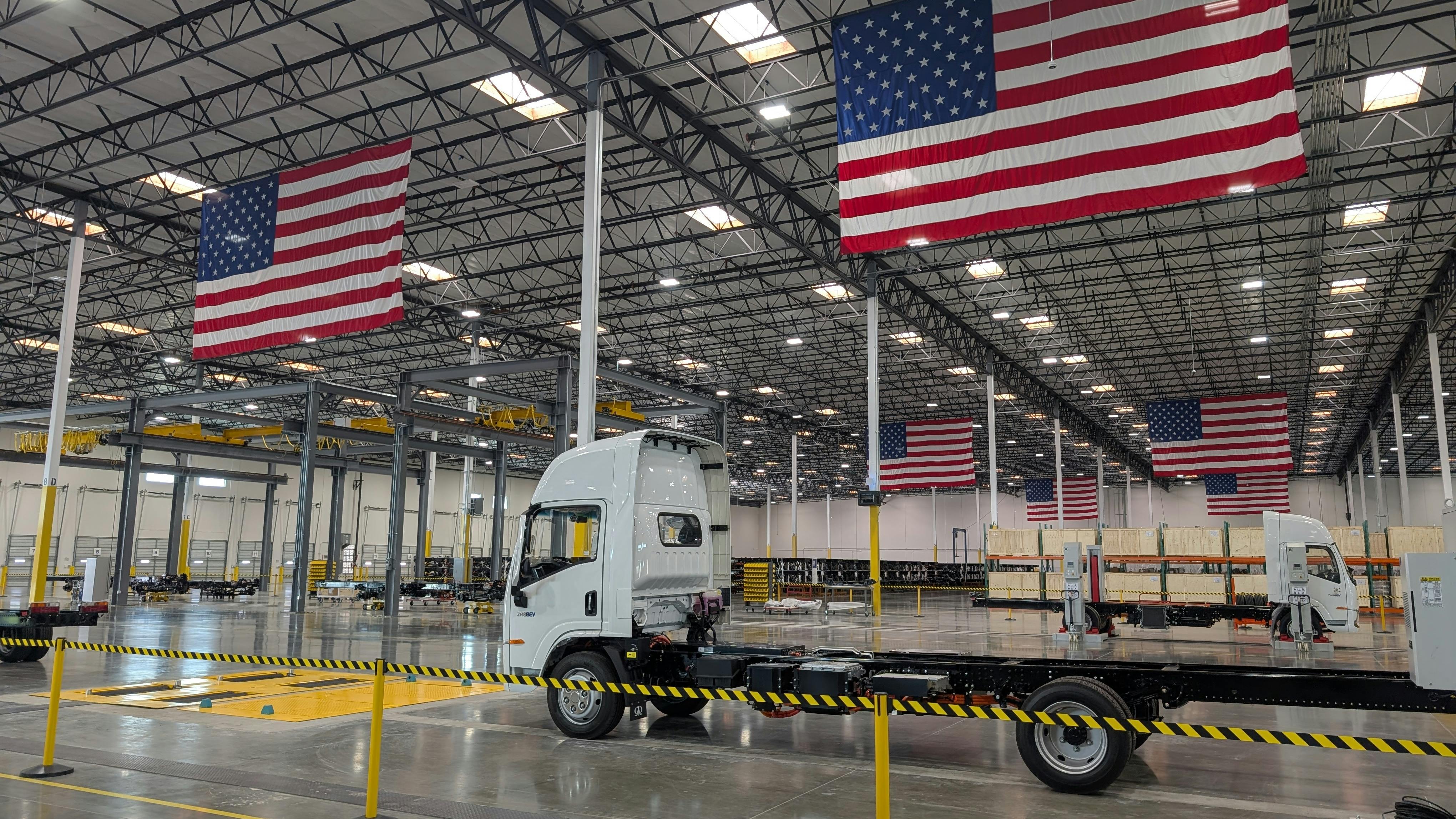 The ZM Trucks assembly facility and headquarters are within a 210,000-square-foot building on a nearly 10-acre campus in the Inland Empire, about 50 miles from downtown Los Angeles.