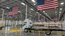 The ZM Trucks assembly facility and headquarters are within a 210,000-square-foot building on a nearly 10-acre campus in the Inland Empire, about 50 miles from downtown Los Angeles. The ZM Trucks assembly facility and headquarters are within a 210,000-square-foot building on a nearly 10-acre campus in the Inland Empire, about 50 miles from downtown Los Angeles.