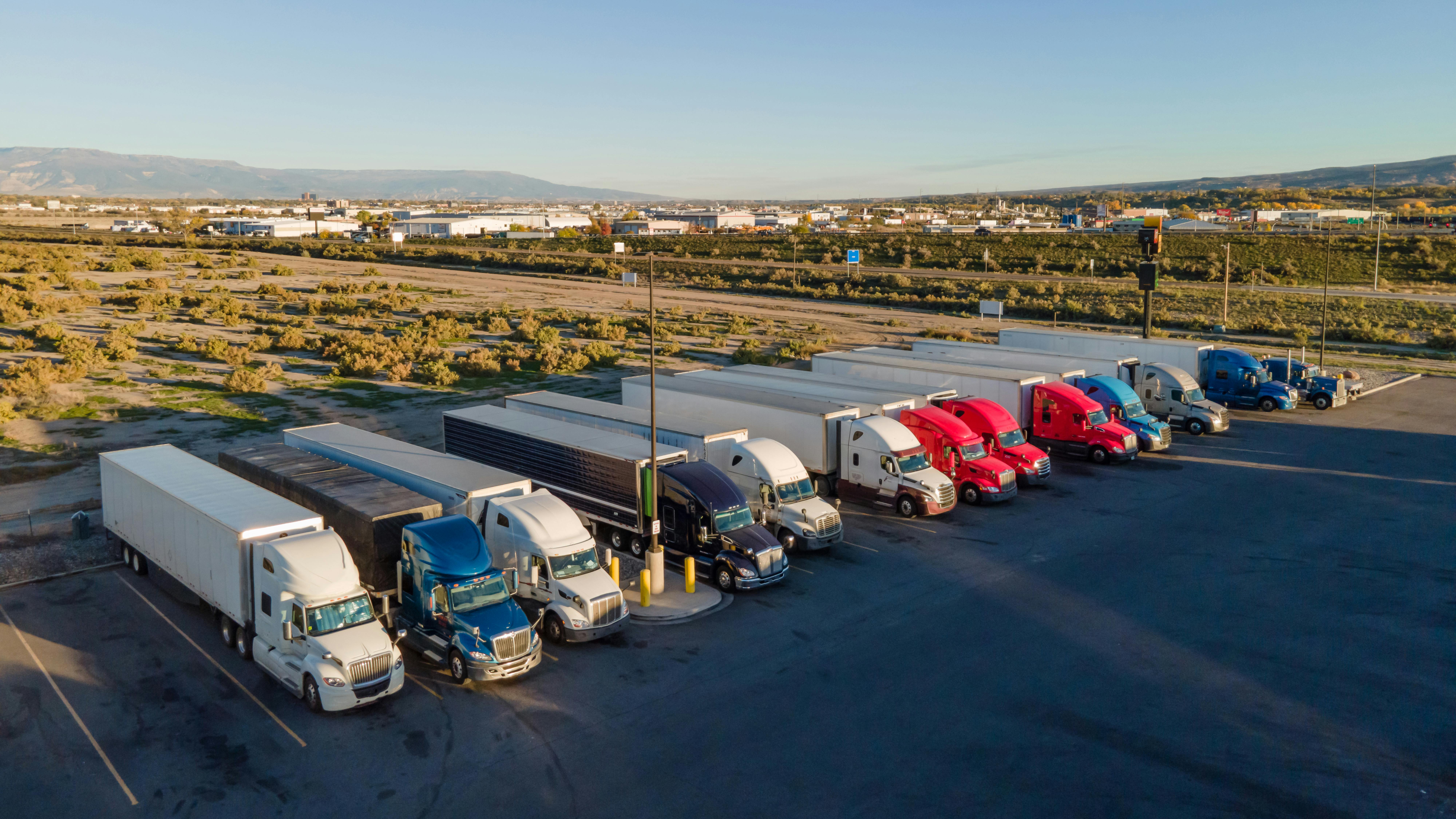 truck parking crisis print