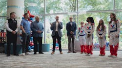 Photographed from left to right: Jeff Gordon, William Byron, Mr. Hendrick, Jamal Muashsher, Dr. Andy Kolb, William, Natiya, Penelope, Wren Photographed from left to right: Jeff Gordon, William Byron, Mr. Hendrick, Jamal Muashsher, Dr. Andy Kolb, William, Natiya, Penelope, Wren