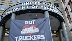 DOT hearts Truckers banner DOT hearts Truckers banner