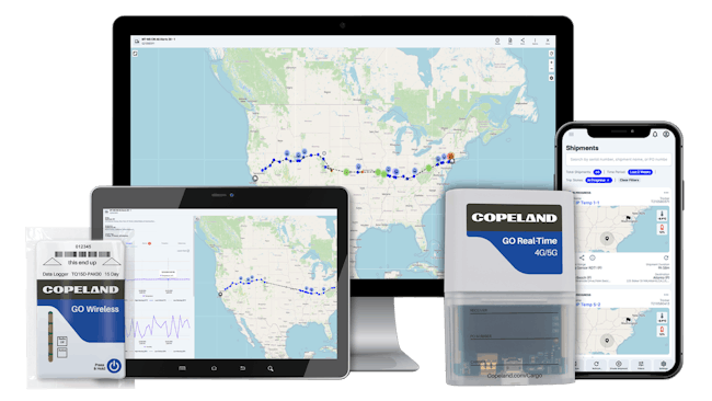 Copeland advocates for the long-term benefits of loggers and trackers: They provide the data analytics to track compliance, establish logistics and carrier accountability, assess trends, simplify and streamline the receipt process, save labor hours and reduce overall labor spend, and take prescriptive action.