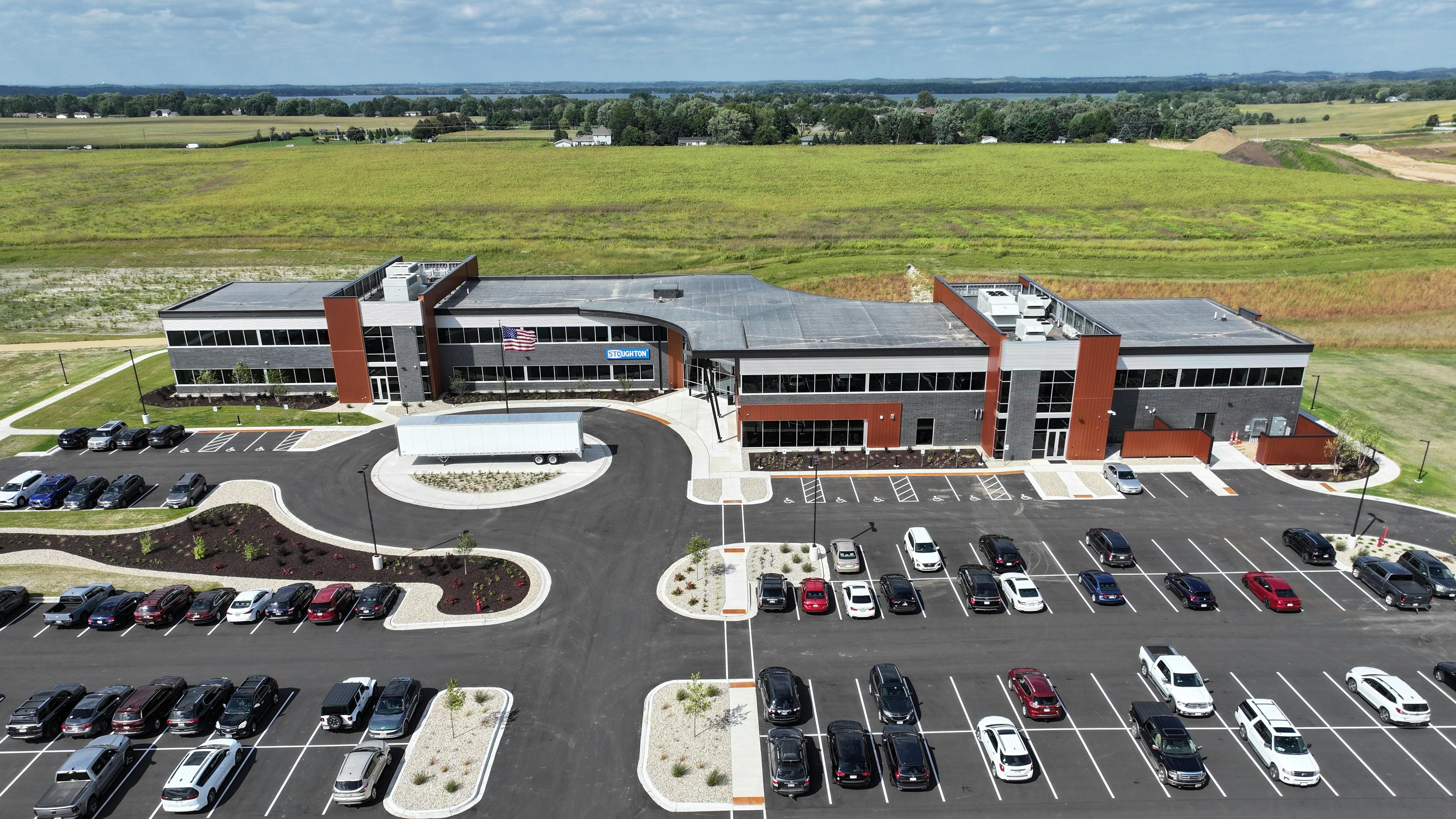 stoughton headquarters aerial perspective