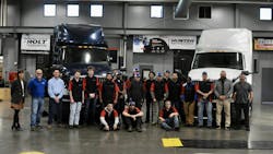 Each truck weighs more than 50,000 pounds and is equipped with advanced systems that aim to help students bridge the gap between theory and practice. Each truck weighs more than 50,000 pounds and is equipped with advanced systems that aim to help students bridge the gap between theory and practice.