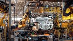 International cab structure welding Escobedo assembly line International cab structure welding Escobedo assembly line