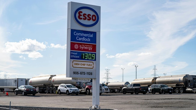 Fall brings relief at the pump for gasoline, but diesel continues to climb for trucking fleets