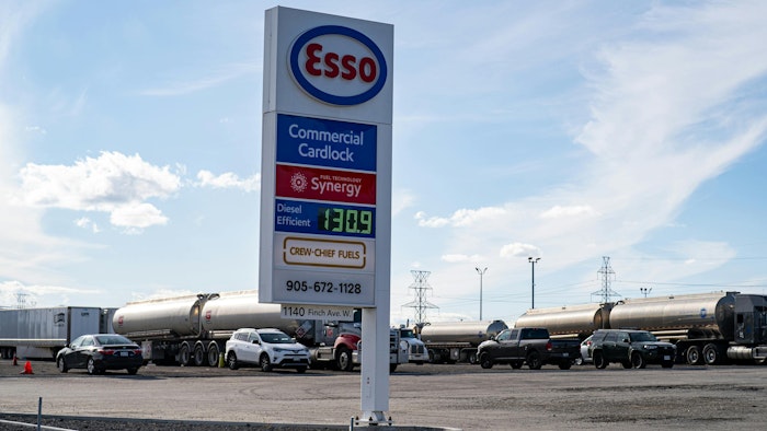 Fall brings relief at the pump for gasoline, but diesel continues to climb for trucking fleets