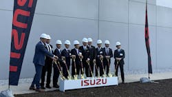 Isuzu executives and officials from South Carolina break ground Isuzu executives and officials from South Carolina break ground