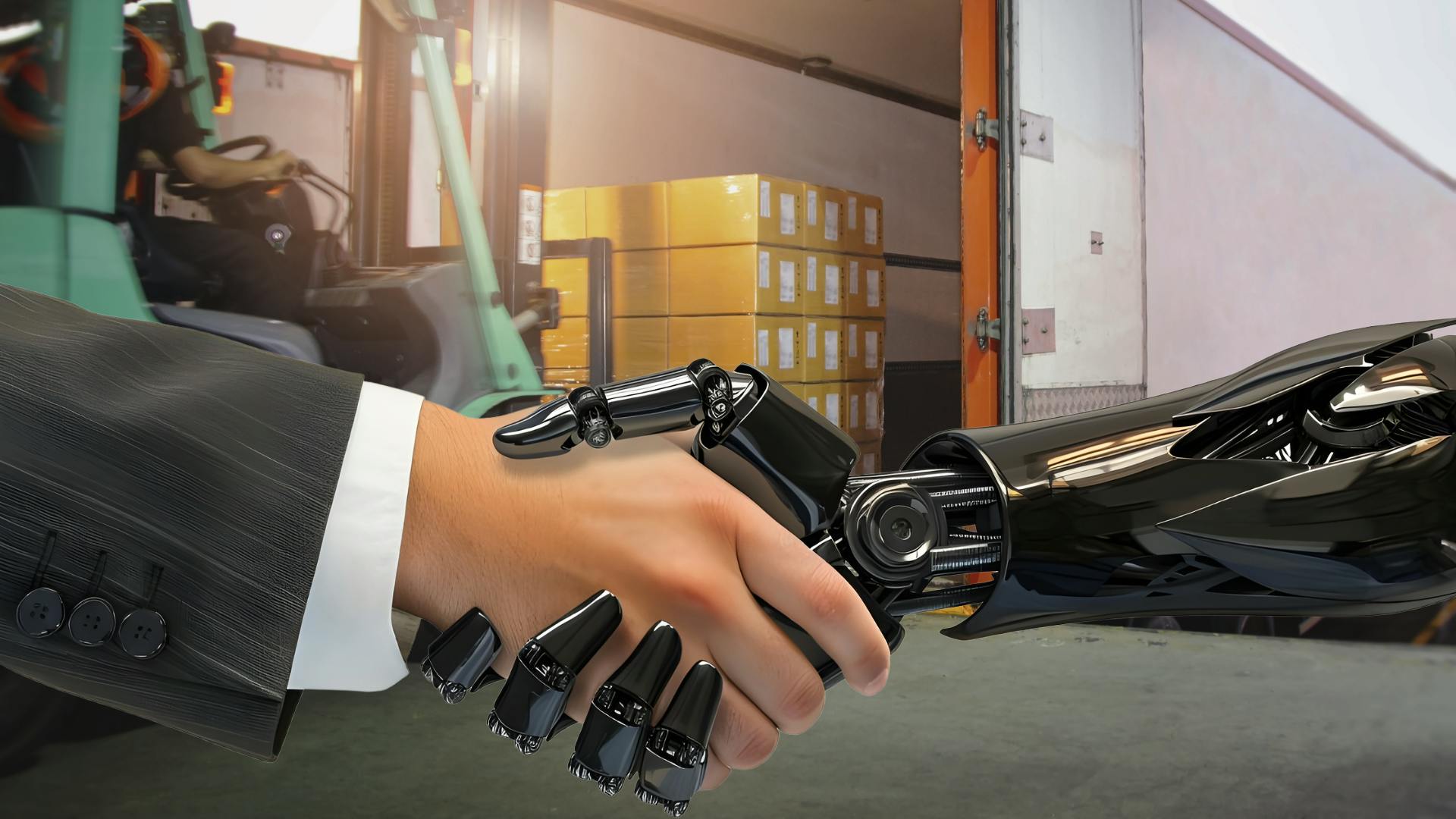 logistics automation concept