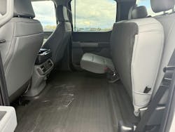 Ford Lightning back seat folded Ford Lightning back seat folded