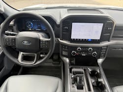 Ford Lightning driver interior Ford Lightning driver interior