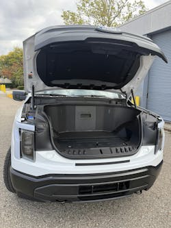 Ford Lightning open frunk Ford Lightning open frunk