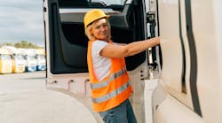 woman truck driver woman truck driver
