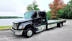 Standard safety features include electronic stability control, collision mitigation, lane departure warning, active cruise control, and a seat belt sensor for the driver. Standard safety features include electronic stability control, collision mitigation, lane departure warning, active cruise control, and a seat belt sensor for the driver.