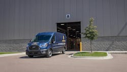 The 2026 Ford Transit now includes built-in access to Ford Pro’s suite of fleet management software and telematics. The 2026 Ford Transit now includes built-in access to Ford Pro’s suite of fleet management software and telematics.