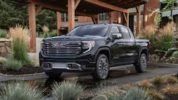 Standard safety and driver assistance features for the GMC Sierra 1500 Pro include automatic emergency braking, following distance indicator, forward collision alert, and more. Standard safety and driver assistance features for the GMC Sierra 1500 Pro include automatic emergency braking, following distance indicator, forward collision alert, and more.