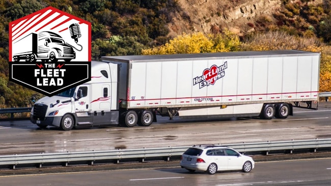 Heartland Express truck and trailer