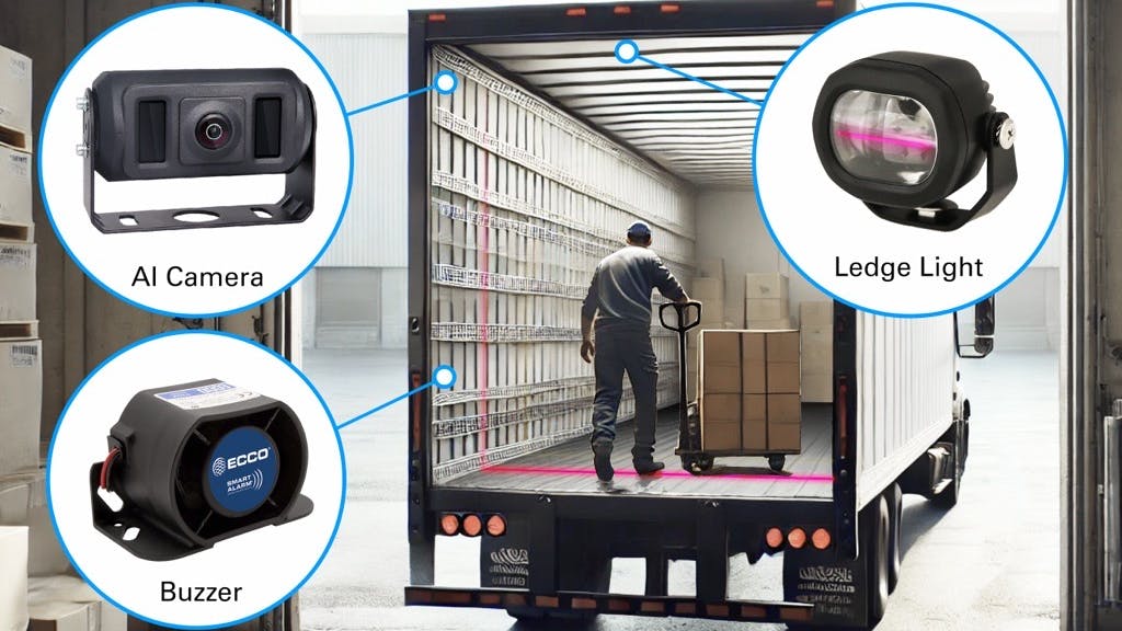 Rear View Safety launches LedgeAlert AI to help prevent cargo ledge falls