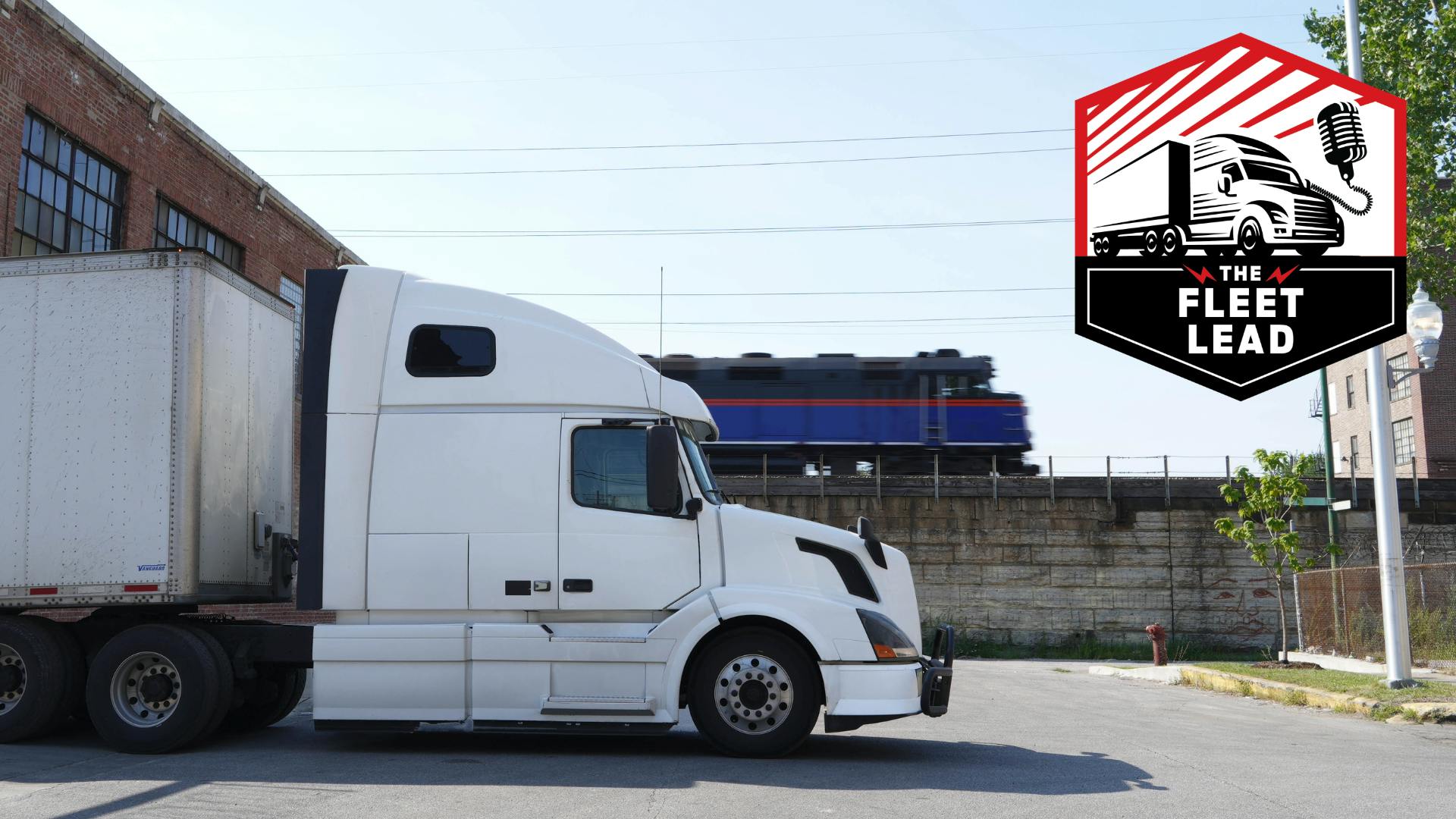 truck and train adjacent