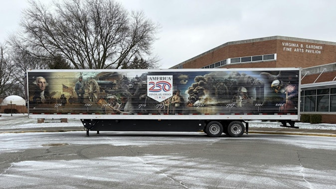 America 250 trailer HTI trucking