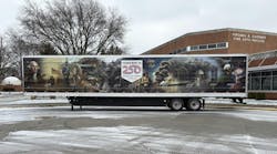 America 250 trailer HTI trucking America 250 trailer HTI trucking