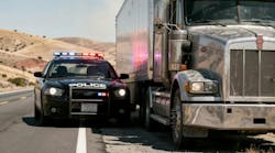 law enforcement pulling over truck law enforcement pulling over truck