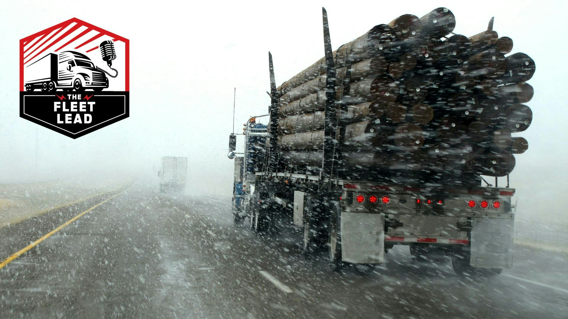 truck in snow weather emergency