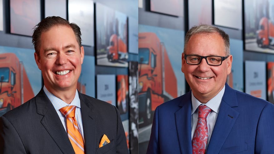 Jim Filter, left, and Mark Rourke