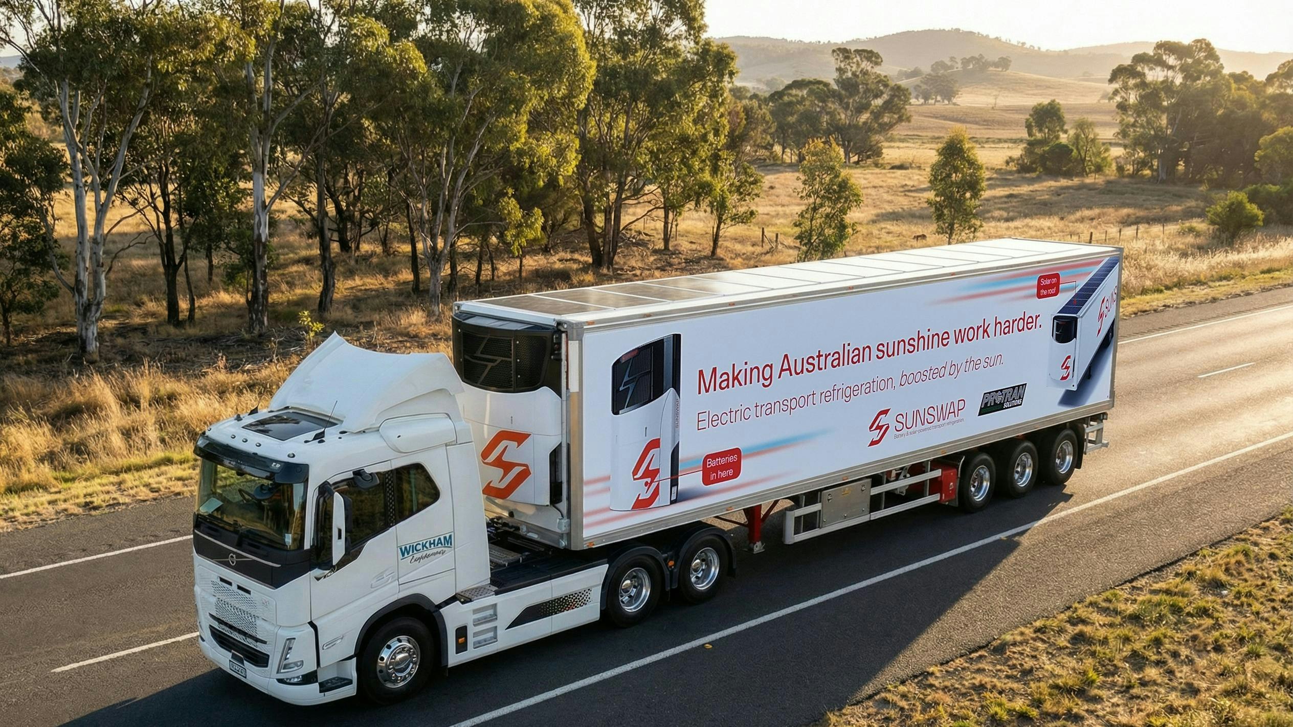 Sunswap launches Australian expansion to support zero-emission transport refrigeration