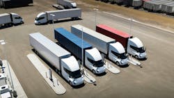 Trucking Efficiency Roundup: Tesla Semi chargers, Horizon Motor, Mitra EV expand fleet electrification Trucking Efficiency Roundup: Tesla Semi chargers, Horizon Motor, Mitra EV expand fleet electrification