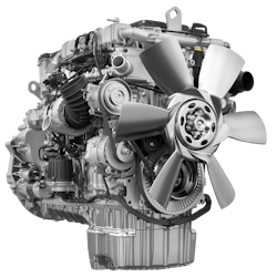 Studio view of the Detroit Gen 6 diesel engine, showing the turbocharger and front-end accessory drive. Studio view of the Detroit Gen 6 diesel engine, showing the turbocharger and front-end accessory drive.