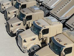 Atlas Energy's Kodiak truck fleet Atlas Energy's Kodiak truck fleet