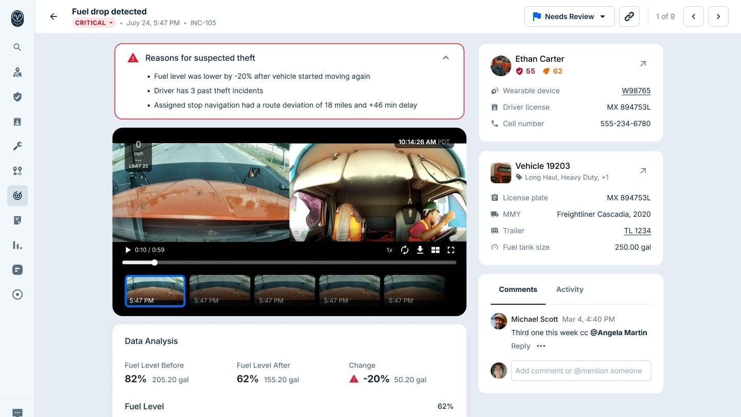 Samsara Incident Center enhances fleet safety with real-time alerts and GPS tracking